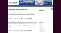 Desktop Screenshot of blog.forexcycle.com